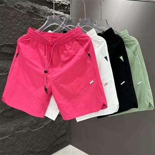 Shorts men's summer american style 2025 new style punched and breathable cool casual straight pants trendy and versatile five-point pants