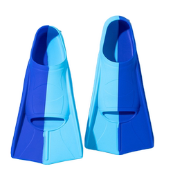 Swimming Fins for Men and Women, Freestyle-Specific, Children's Short Fins, Adult Breaststroke, Professional Diving Training Silicone Equipment