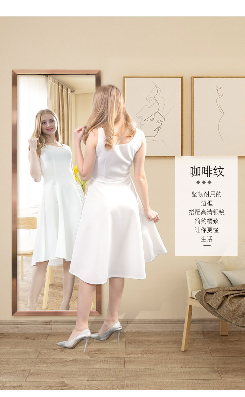 Gương miễn phí dán gương nhà toàn thân gương nữ tường gương treo tường gương phù hợp gương - Gương gương vệ sinh