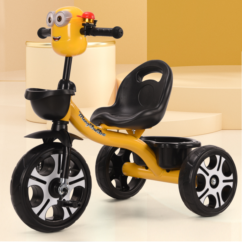 Children's tricycle 1-3-2-6 years old large baby baby push pedal bicycle kindergarten stroller music
