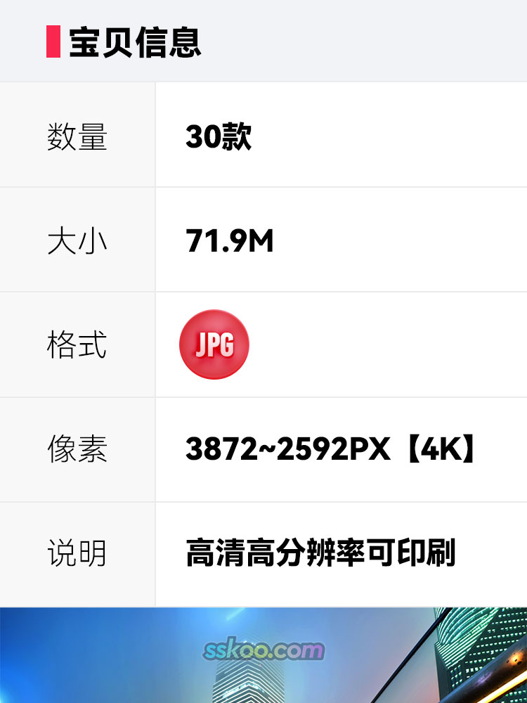 城市中心商业场景高清JPG摄影照片4K壁纸背景图片插图设计素材插图1