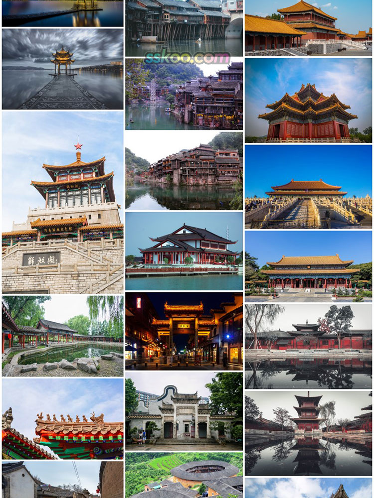 中国传统古典建筑寺庙亭台楼阁园林风代著名JPG图片插图摄影照片素材插图6