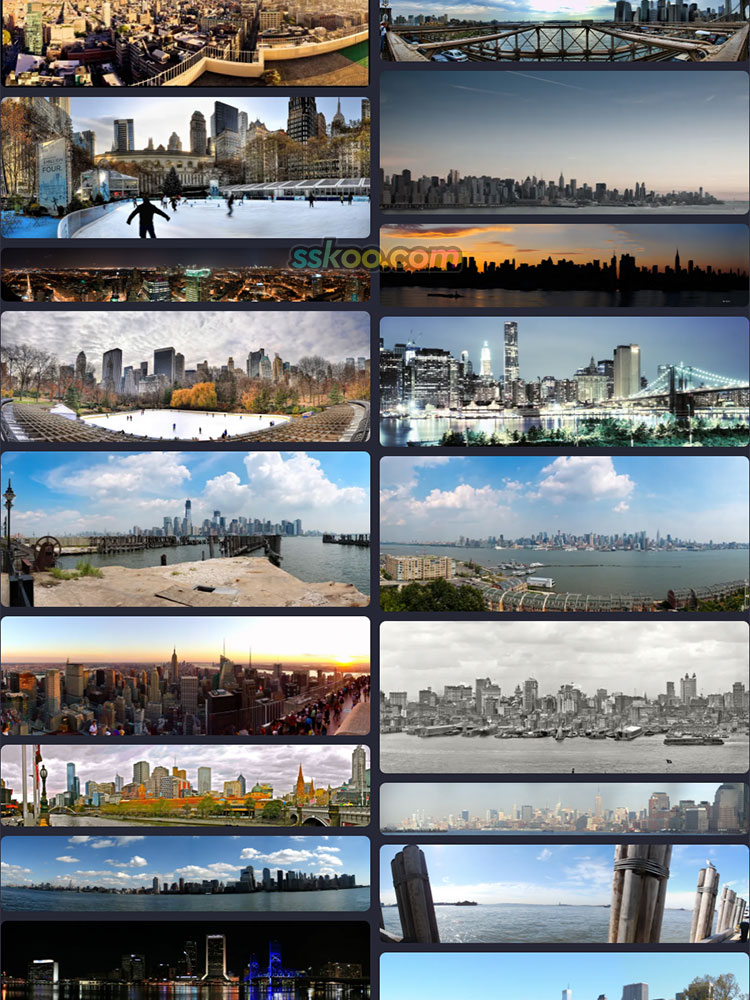 傍水城市全景插图照片雪景风景壁纸高清4K摄影图片设计背景素材插图9