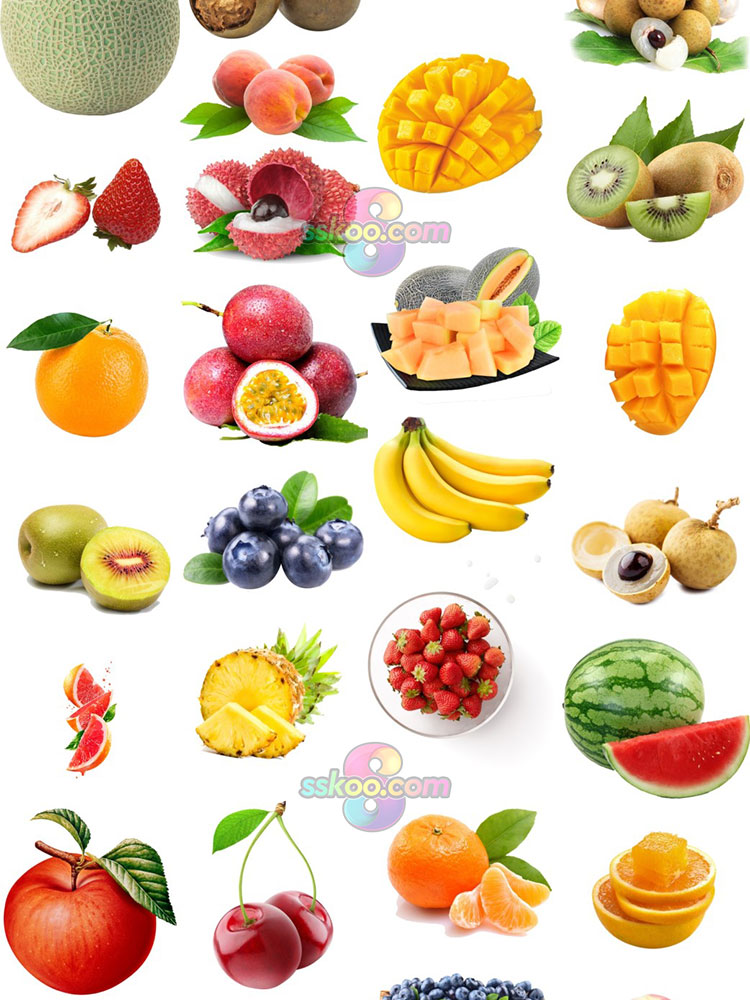 高清新鲜热带水果果子照片PNG免抠透明背景PS平面设计素材元素插图13