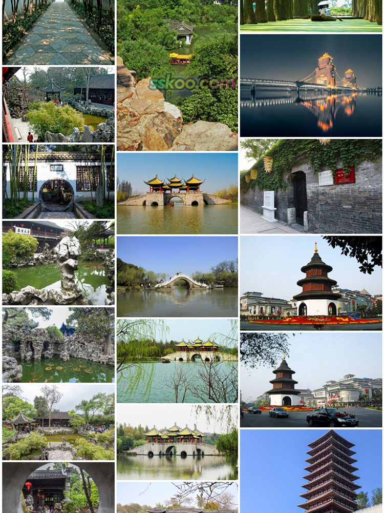 高清JPG素材江苏扬州风景图片瘦西湖何个园林文昌阁五亭桥摄影照插图7