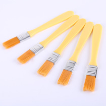 Yellow Plastic Rod Small Brush Small Brush Nylon Hairbrush Point press Brush Gift de-dusting cleaning hairbrush