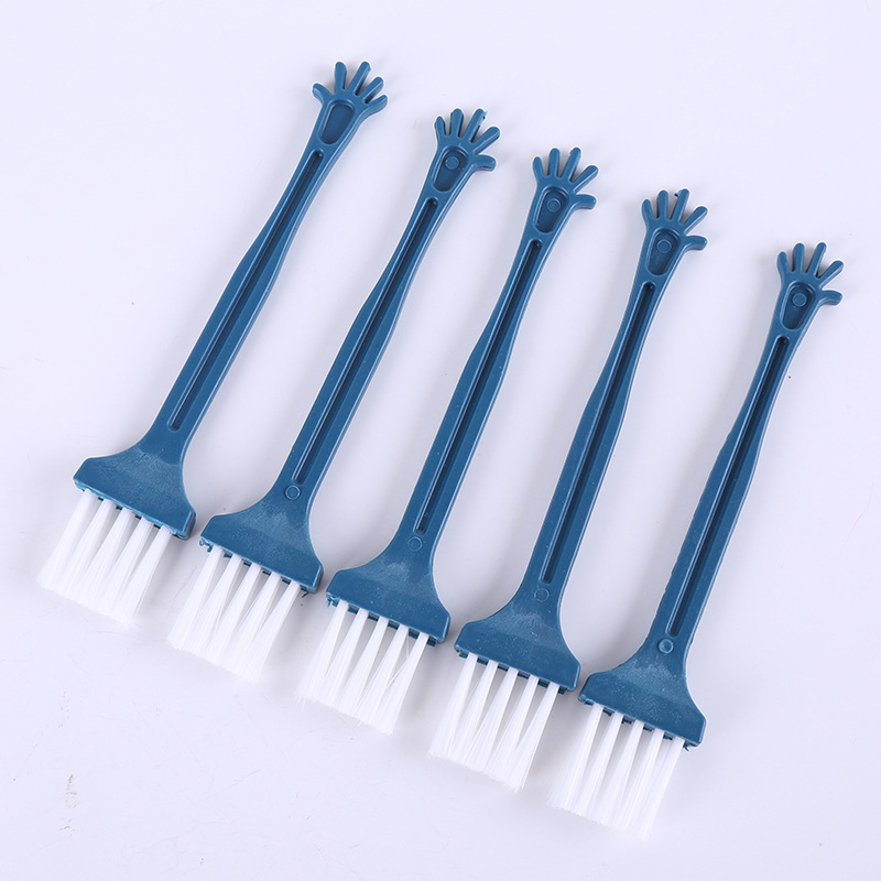 No. 19 Finger Brush 5 Finger Bristle Brush Desktop Laptop Keyboard Dust Cleaning Small Brush Dust Removal