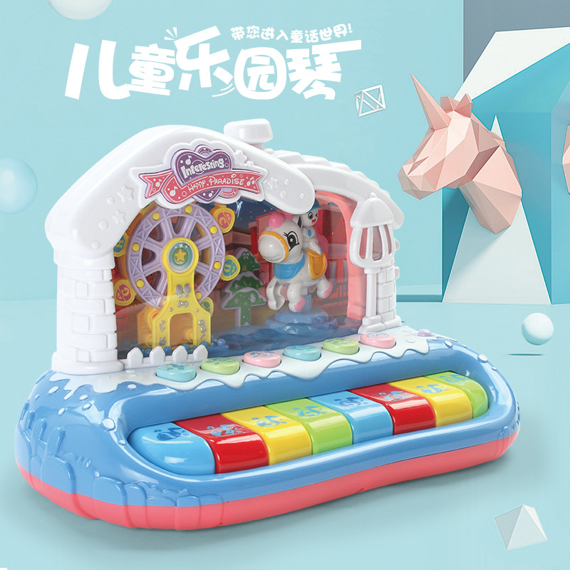Children's music electronic violin male girl's puzzle baby teaches early childhood toy 0-1-3-year-old 2-3 birthday present