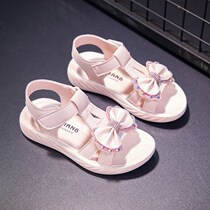 2021 new girls sandals soft-soled non-slip princess shoes little girl fashion sequins summer shoes children sandals women