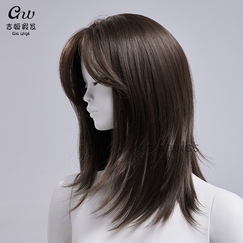 吉娅模特假发道具：GIA WIG齐肩直发套，解锁高级女模新魅力！-模特道具假发-淘宝百科网