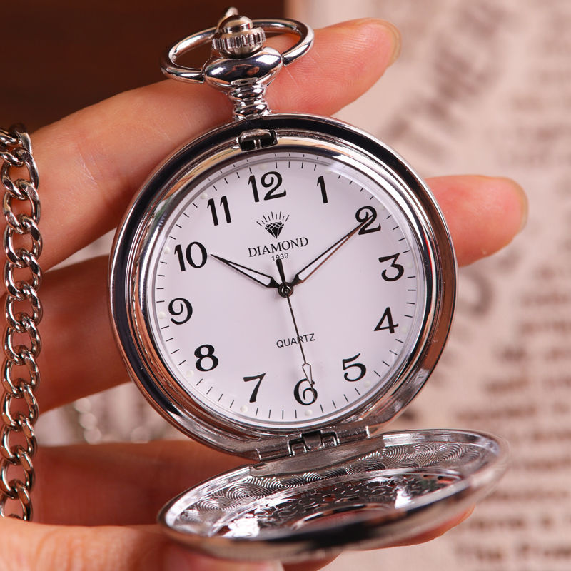 Diamond Brand Pocket Watch for Men and Women, Quartz Watch with Luminous Large Numbers, Suitable for Middle-Aged and Elderly People, Nurse's Pocket Watch Diamond Brand Pocket Watch for Men and Women, Quartz Watch with Luminous Large Numbers, Suitable for Middle-Aged and Elderly People, Nurse's Pocket Watch