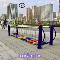 Kindergarten children swing bridge outdoor sports equipment Balance beam chain swing bridge swing Sensory training equipment toy