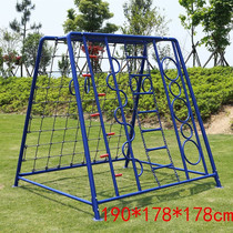Childrens outdoor climbing frame Kindergarten outdoor climbing net Large toy climbing frame Community amusement expansion climbing