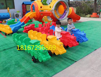 Kindergarten Thomas four-person scooter team assists car 4-person racing four-person co-car four-person Dragon