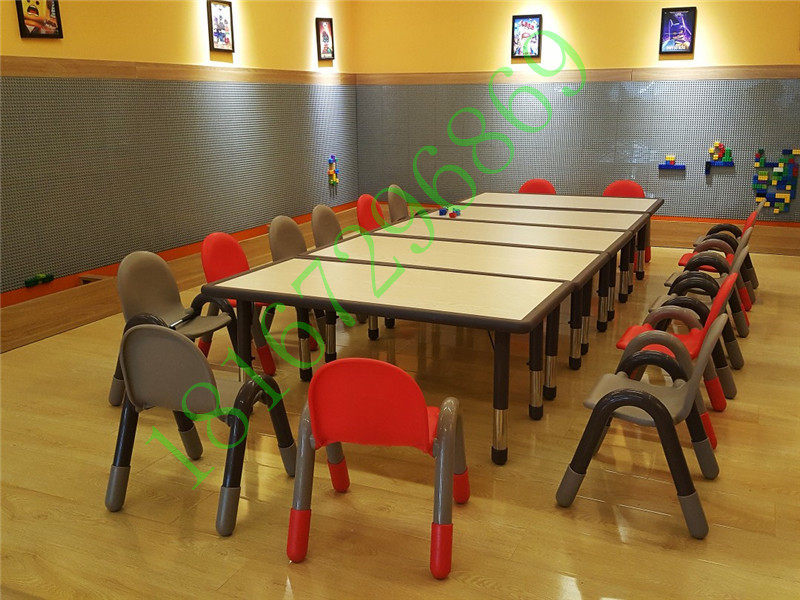 Kite music solid wood children's table and chair kindergarten table and chair painting table baby dining table toy table learning table