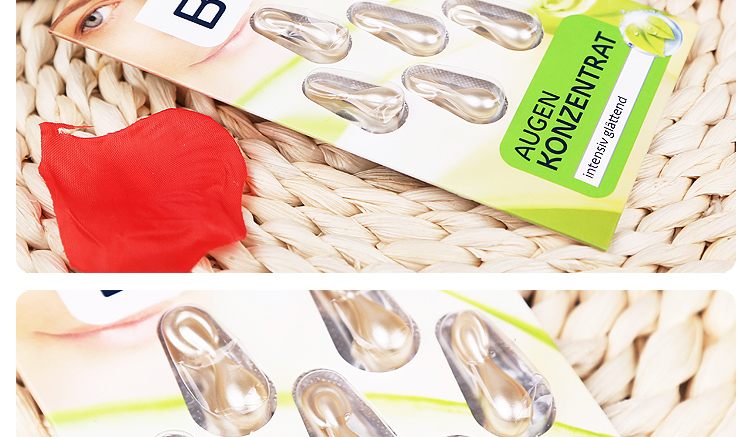 Panda Haitao German Gloria Eye Care Green Tea Serum Capsules Giữ ẩm và giữ ẩm cho quầng thâm mặt nạ mắt bioaqua tảo biển