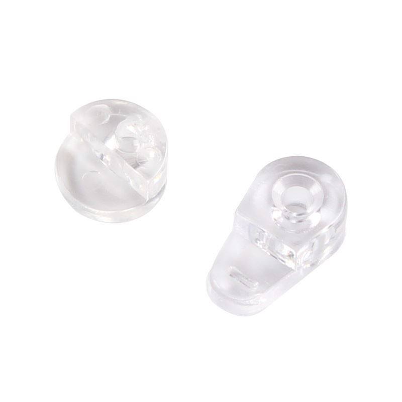 Plastic fixed installation mirror glass clip clip tray wardrobe bookcase overall cabinet glass mirror clip