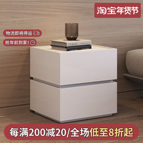 Modern minimalist creative bedside cabinet locker storage bedside cabinet Nordic mini corner cabinet small cabinet white