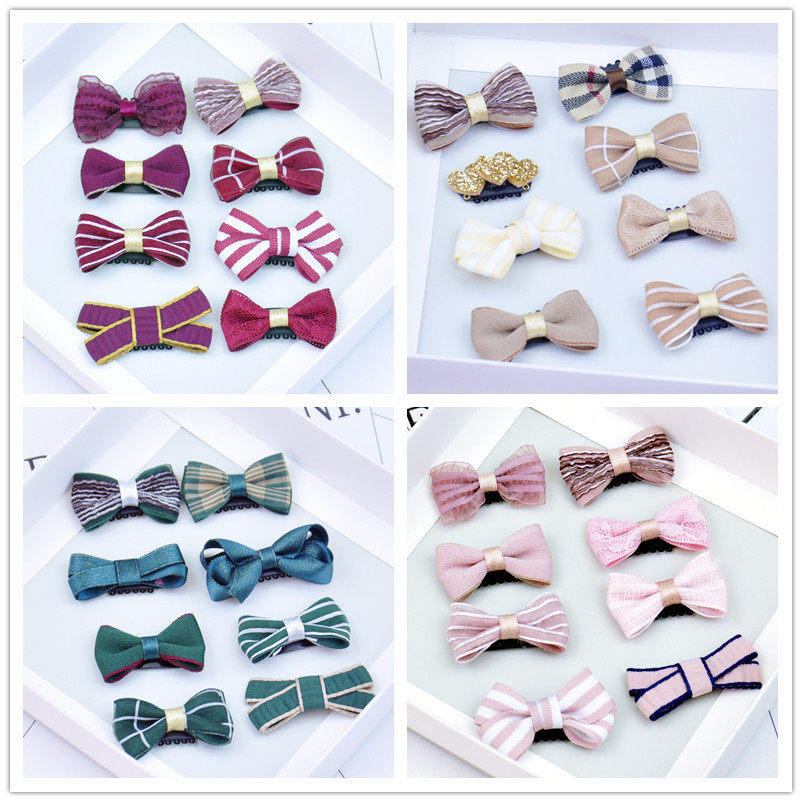 New dog headdress Yorkshire butterfly knot for pet Teddy cat hair jacket puppy hair hair jewelry
