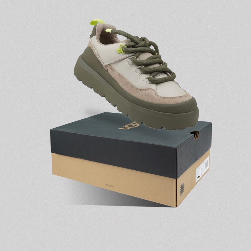 Authentic Ugg Men's Comfortable, Fashionable, Lightweight, Thick-Soled Lace-Up Sports Casual Shoes 1170910-Mrnt