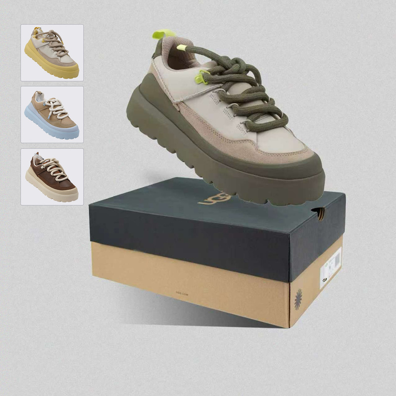 Authentic Ugg Men's and Women's Comfortable, Fashionable, Lightweight, Thick-Soled Lace-Up Sports and Casual Shoes 1170910-Mrnt Authentic Ugg Men's and Women's Comfortable, Fashionable, Lightweight, Thick-Soled Lace-Up Sports and Casual Shoes 1170910-Mrnt