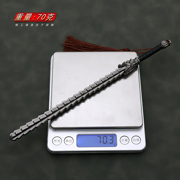 古代冷兵器武器模型麦穗鞭秦琼四棱金装锏金属模型摆件收藏玩具!历史迷必入_游戏_淘宝游戏网