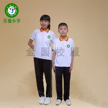 Shantou Jinping District Yuepu Primary School school uniform Summer clothes Winter clothes vest College style series Jinyuan school uniform customization