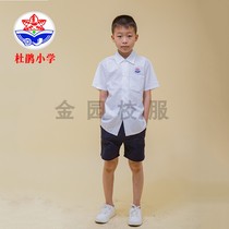 Shantou Jinping District Dujuan Primary School school uniform Mens summer autumn and winter clothes vest college style series Jinyuan school uniform customization