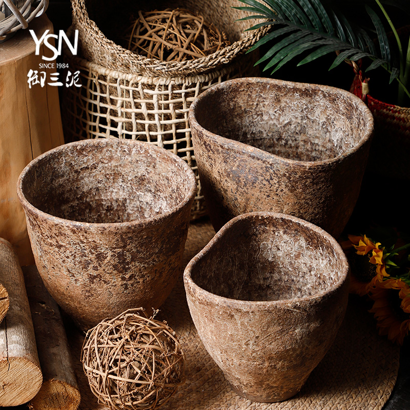 Jingdezhen ceramic vase hand for Japanese teahouse TaoHua do old meat more POTS zen master flowerpot