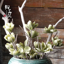 Simulation of landing flowers long branches Magnolia EVA feel foam floral fake flowers