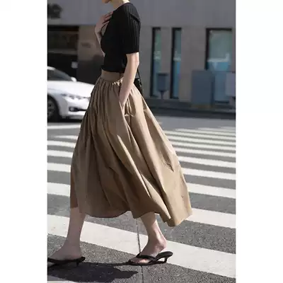 Rui Shi temperament elegant style comfortable skin-friendly parent-child tutu high waist A-line skirt women's Changchun autumn models