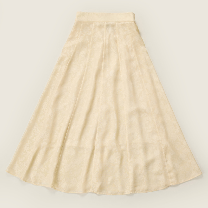 Three-Layer Twisted Silk Skirt, Suzhou Handmade Silk, Goose Yellow, New Chinese Style, High-Waisted Mid-Length Skirt with Silk Lining