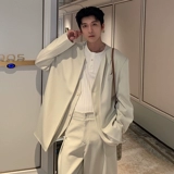 Весенний комплект для отдыха, мужской пиджак классического кроя, тренд сезона, китайский стиль, изысканный стиль