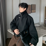 Hualun осень и зимняя коротка шерстяная чистящая клетчатая куртка высококачественная красивая куртка для мальчика красивая шерсть шерсть