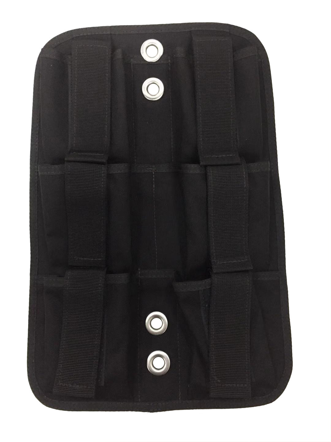 diving back fly side jacket with weight plate weight plate