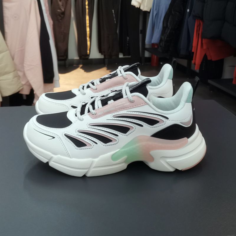 Hongxing Erke women's shoes 2022 spring new sports shoes thick bottom increased non-slip running shoes daily comprehensive training shoes