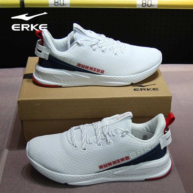 Hongxing Erke men's shoes 2022 spring and summer breathable mesh men's shoes sports shoes running shoes mesh shock-absorbing jogging shoes