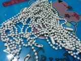 2,4 мм волновая цепь бусинки бело -плавание белая цепь висящая цепь круглой цепи