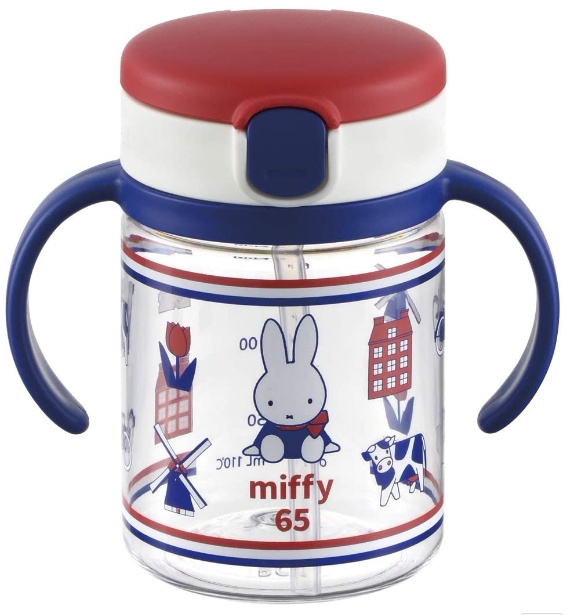 Japanese Richell Lichel Children's Clothing Cup Training Drink Cup Set Both handle with Scale