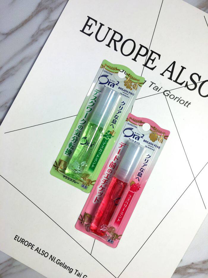 Japan Ora2 Hole teeth Oral Breath Freshener Spray Except the mouth Smell Net Clear Breath Fruit Taste Oral Spray 6ml