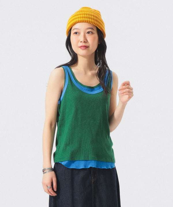 Japanese Amekaji Beams Boy Effortlessly Attracts Attention with Its Color Scheme, Layered Tank Tops, and Diverse Matchinging Possibilities