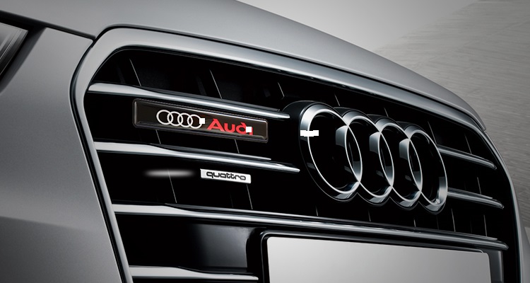 Applicable to Volkswagen Audi A346Q1357 and other front large standard 4D translucent cold light car logo light modified luminous car logo - Taobao