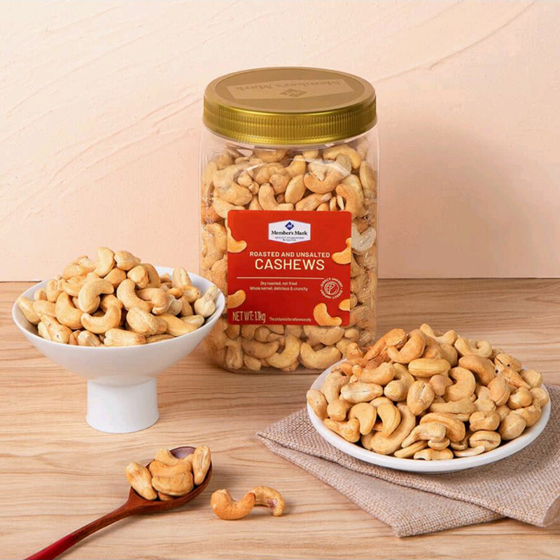 Sam's Club Imported Baked Original Cashew Nuts 1 1kg Half-price Nuts Salted Salt Baked Granules Big Full Supermarket