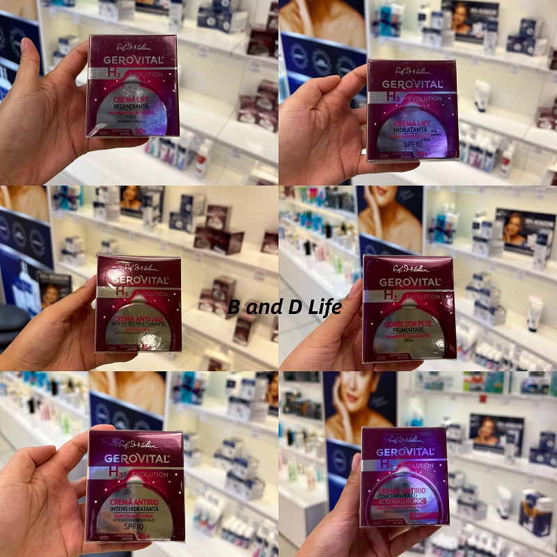 Gerovital Jierouweida Evolution Series Containing 3% Hyaluronic Acid Moisturizing and Firming Anti-wrinkle Cream 50ML