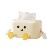 Cute and creative tissue box for home living room high-end light luxury desktop high-looking lifting napkin and toilet paper paper box