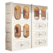 Installation-free baby wardrobe plastic childrens clothes storage box household simple baby wardrobe