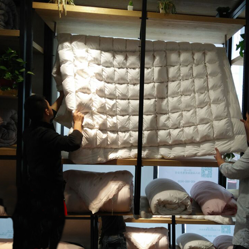 Down quilt 95 white goose down winter quilt French bread quilt winter spring and autumn quilt core thickened warm high-end exported to Europe and the United States