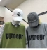 Hàn Quốc ulzzang Harajuku bf gió đôi thư đan áo + áo sọc cổ điển hàng đầu đồ công sở nữ Áo vest