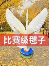 Large white goose feather shuttlecock for primary and secondary school competitions dedicated to adult fitness training square resistant to kicking beef tendon bottom button tendon