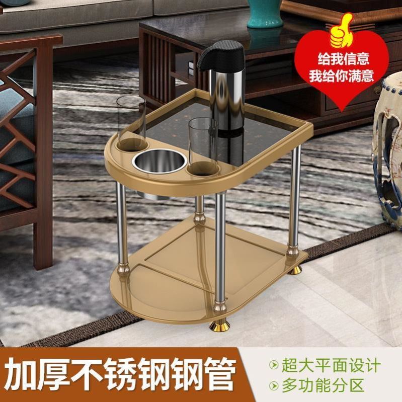 Small tea table chess board room shelf on the side of the plastic thickened mahjong table for the multifunction tea water rack of the mahjong table